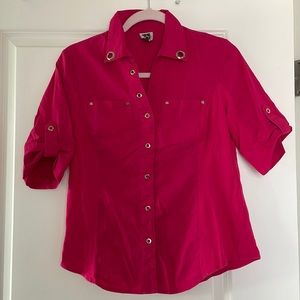 Anne Klein Hot Pink Blouse- S